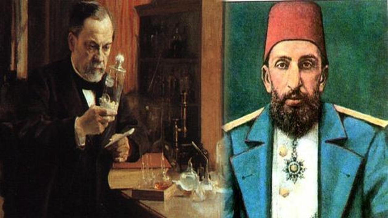 Sultan Abdulhamit'ten Pasteur'e nişan