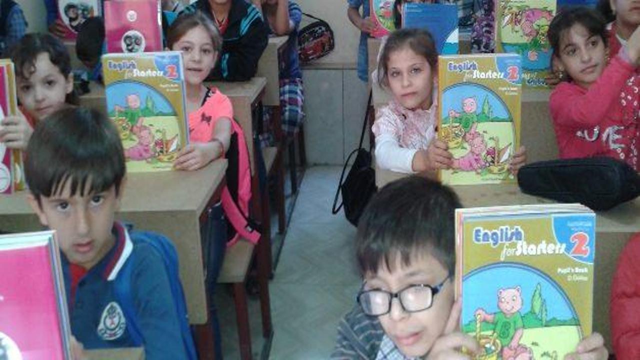 Suriyeli çocukların okul sevinci