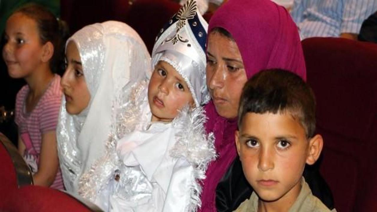 Suriyeli yetimler sünnet edildi