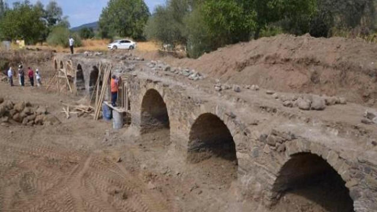 Tarihi Dokuzgöz Köprüsü'nde restorasyon