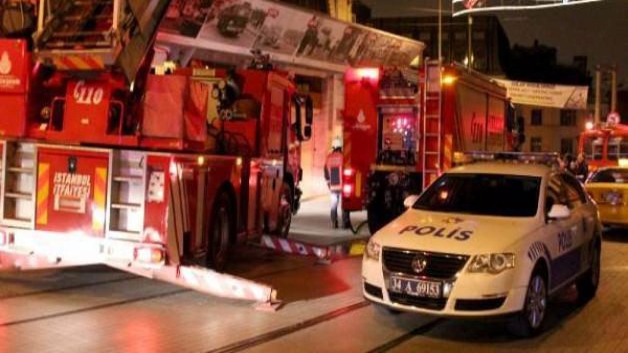 Tarihi Taksim Tüneli'nde yangın paniği