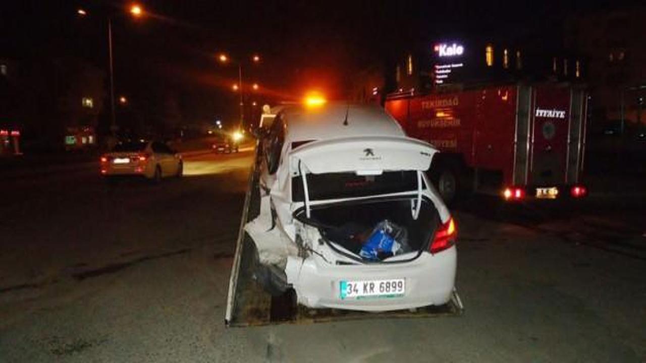 Tekirdağ'da trafik kazası: 1 ölü