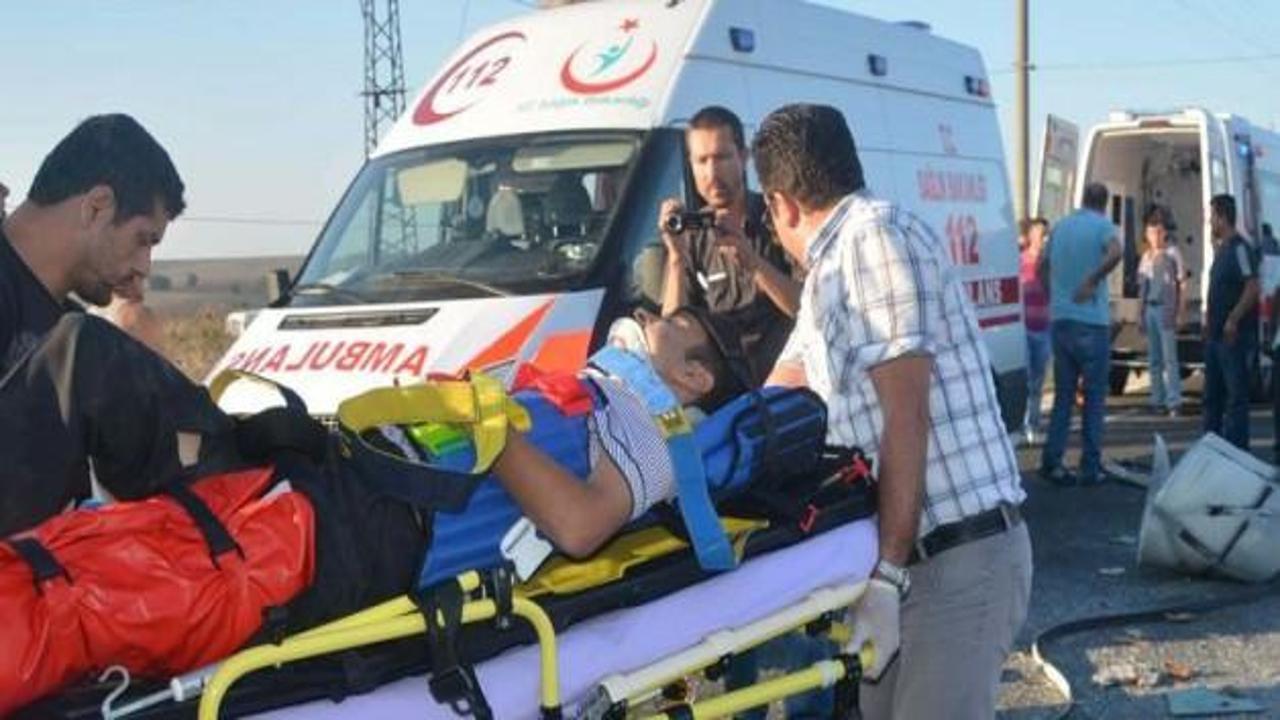 Tekirdağ'da zincirleme kaza: 18 yaralı