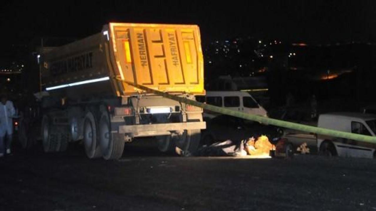 TIR şof&ouml;r&uuml;n&uuml;n korkun&ccedil; &ouml;l&uuml;m&uuml;