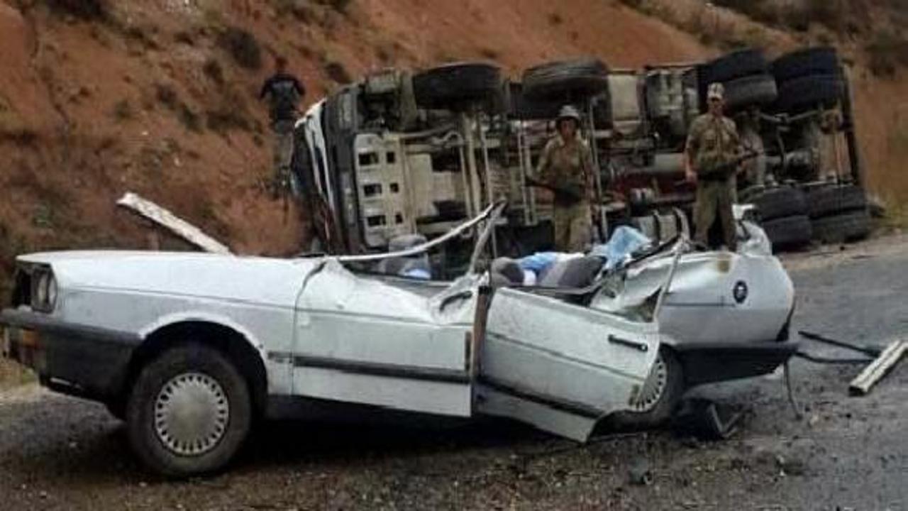 Tokat’ta feci kaza: 1 ölü, 2 yaralı