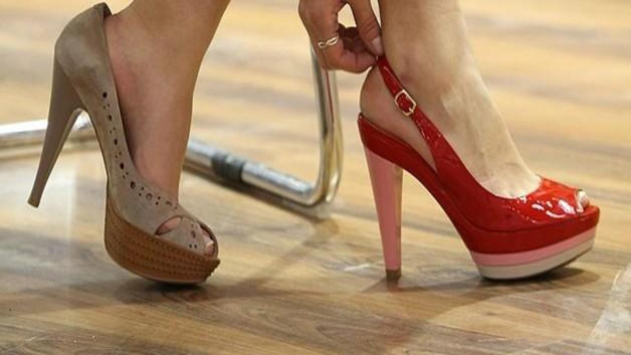 Her 6 kadından 1'i ayakkabıyı hatalı seçiyor