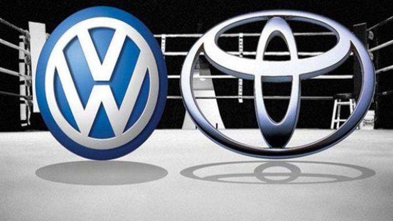 Toyota, Volkswagen'i solladı birinci oldu