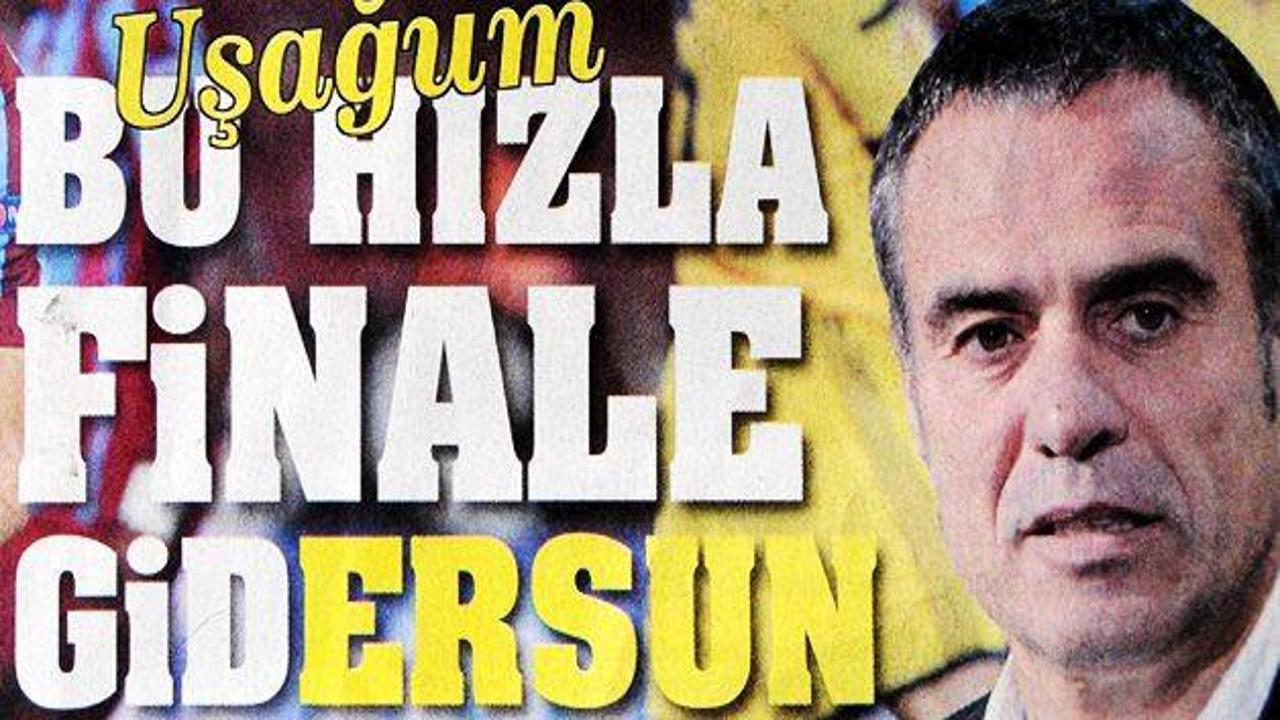 Trabzon'da yerel basın coştu! Final...