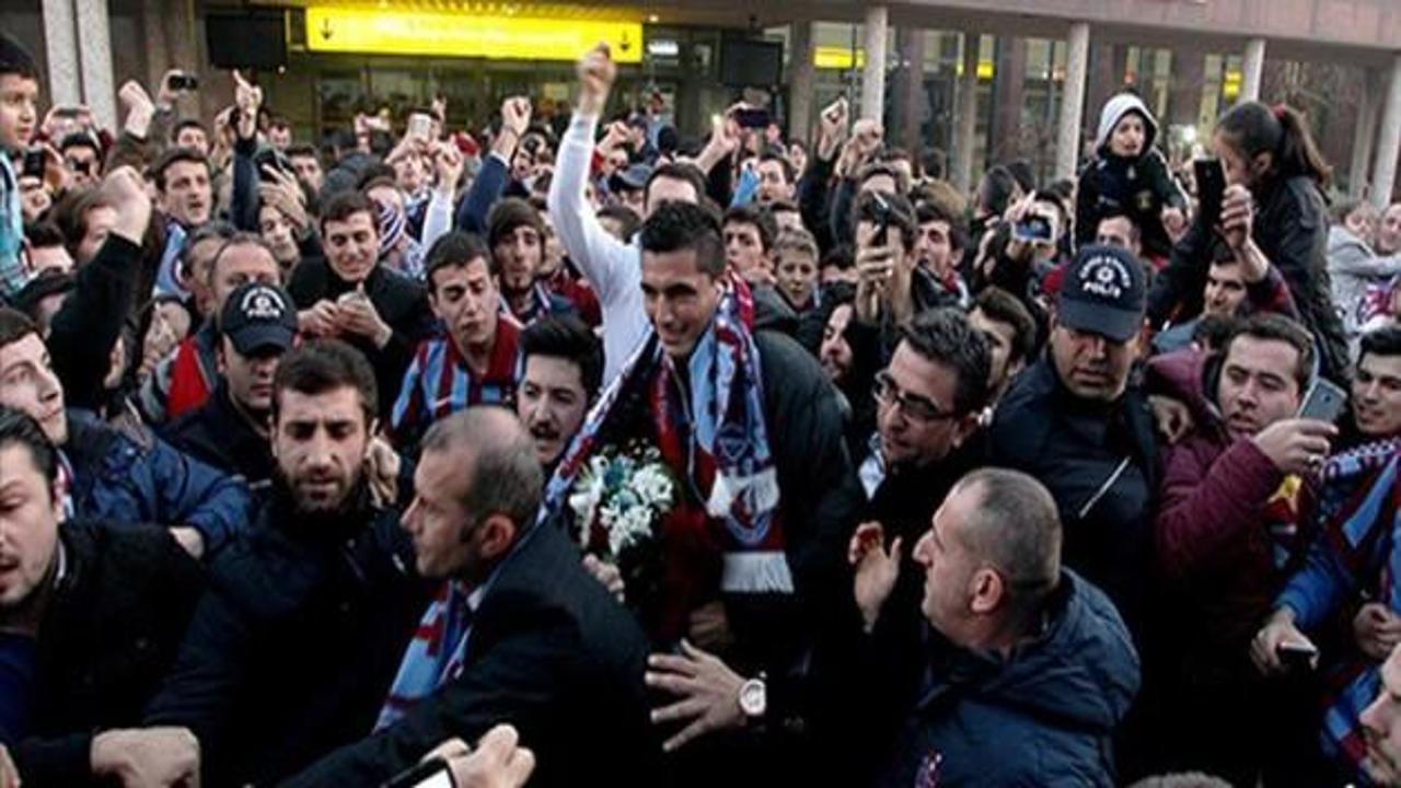 Trabzonspor'a Bursa'da coşkulu karşılama