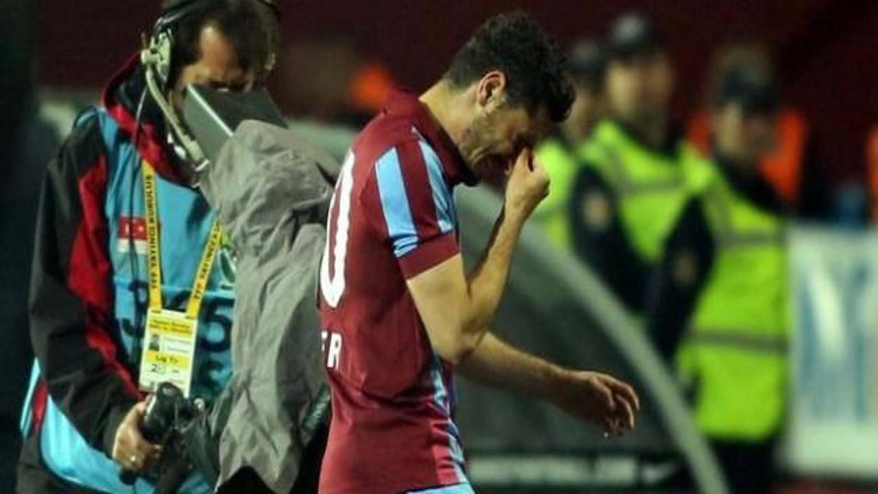 Trabzonsporlu yıldız ağladı! Yanal çıldırdı