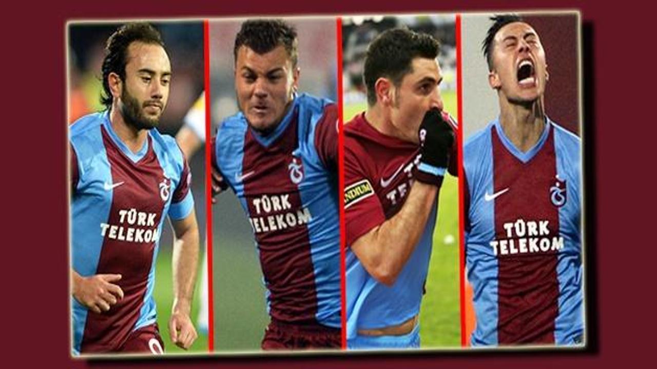 Trabzonspor'un dört atlısı