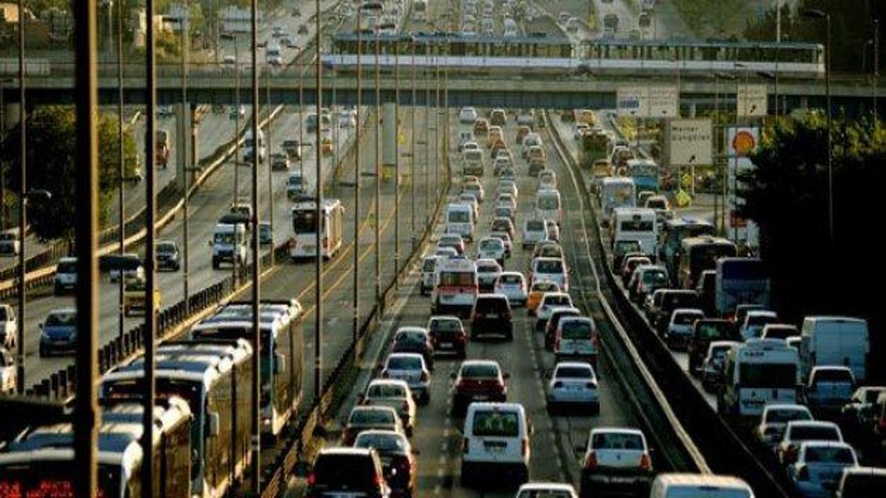Trafikteki araç sayısı 18 milyon 352 bini aştı