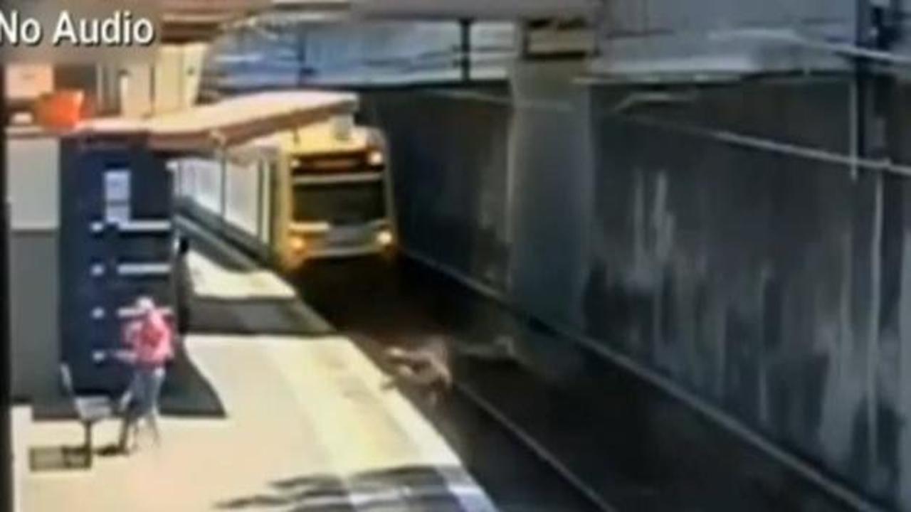 Tren istasyonunda korku dolu anlar