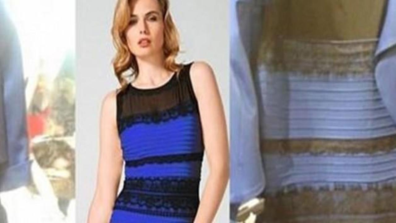 Tumblr'da paylaşılan elbise ne renk? 
