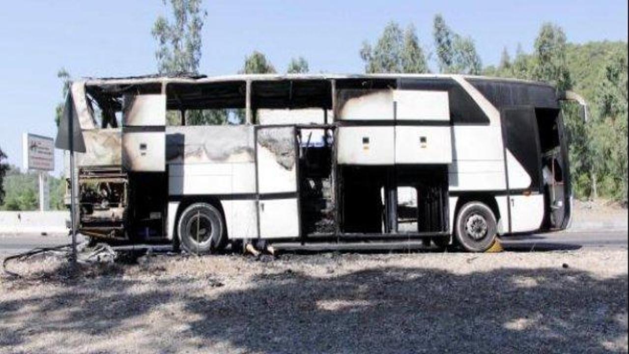 Tur otobüsü kül oldu! Korkunç iddia