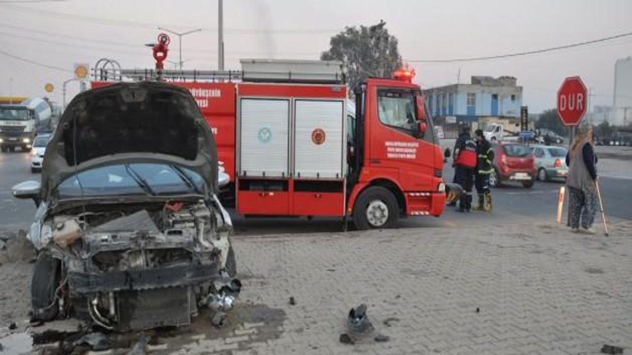 Turgutlu'da trafik kazası: 6 yaralı
