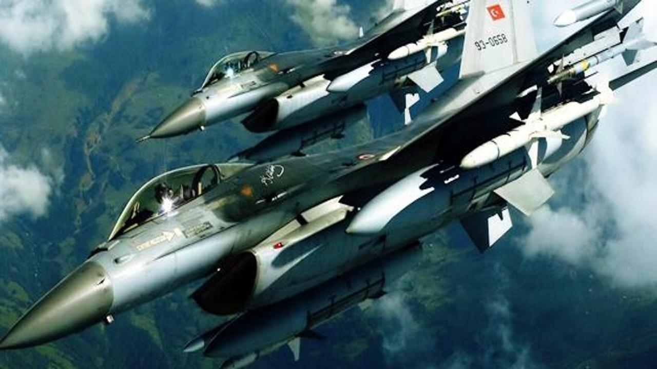 F-16 uçakları Suriye sınırında havalandı!