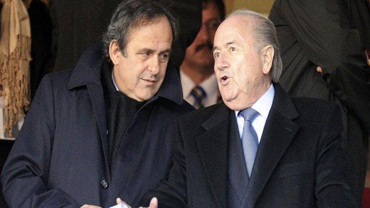 Sepp Blatter ve Michel Platini'ye 8 yıl men!