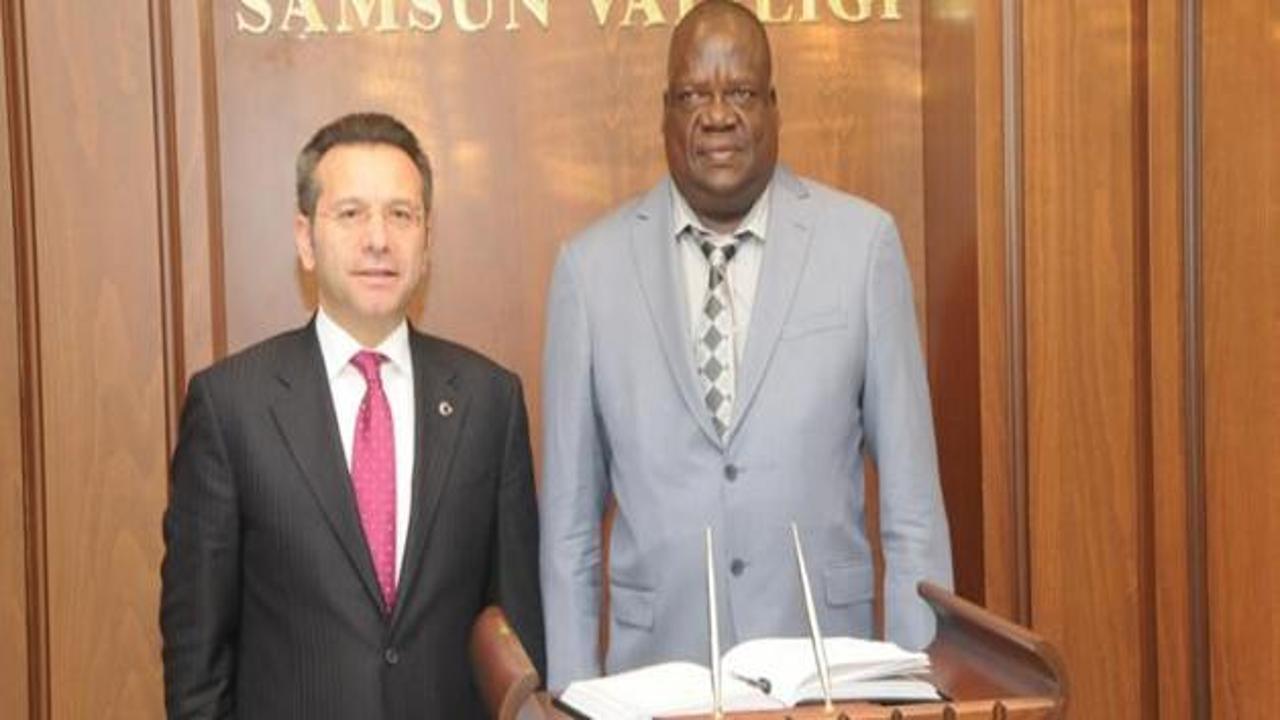 Uganda Büyükelçisi, Aksoy'u ziyaret etti