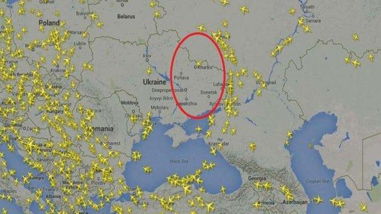 Ukrayna hava sahası uçuşlara kapatıldı