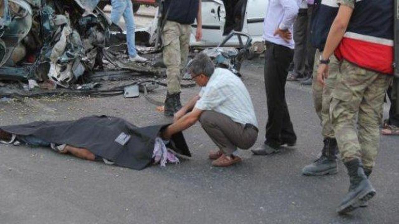 Urfa'daki kaza 1'i polis memuru 2 kişi öldü