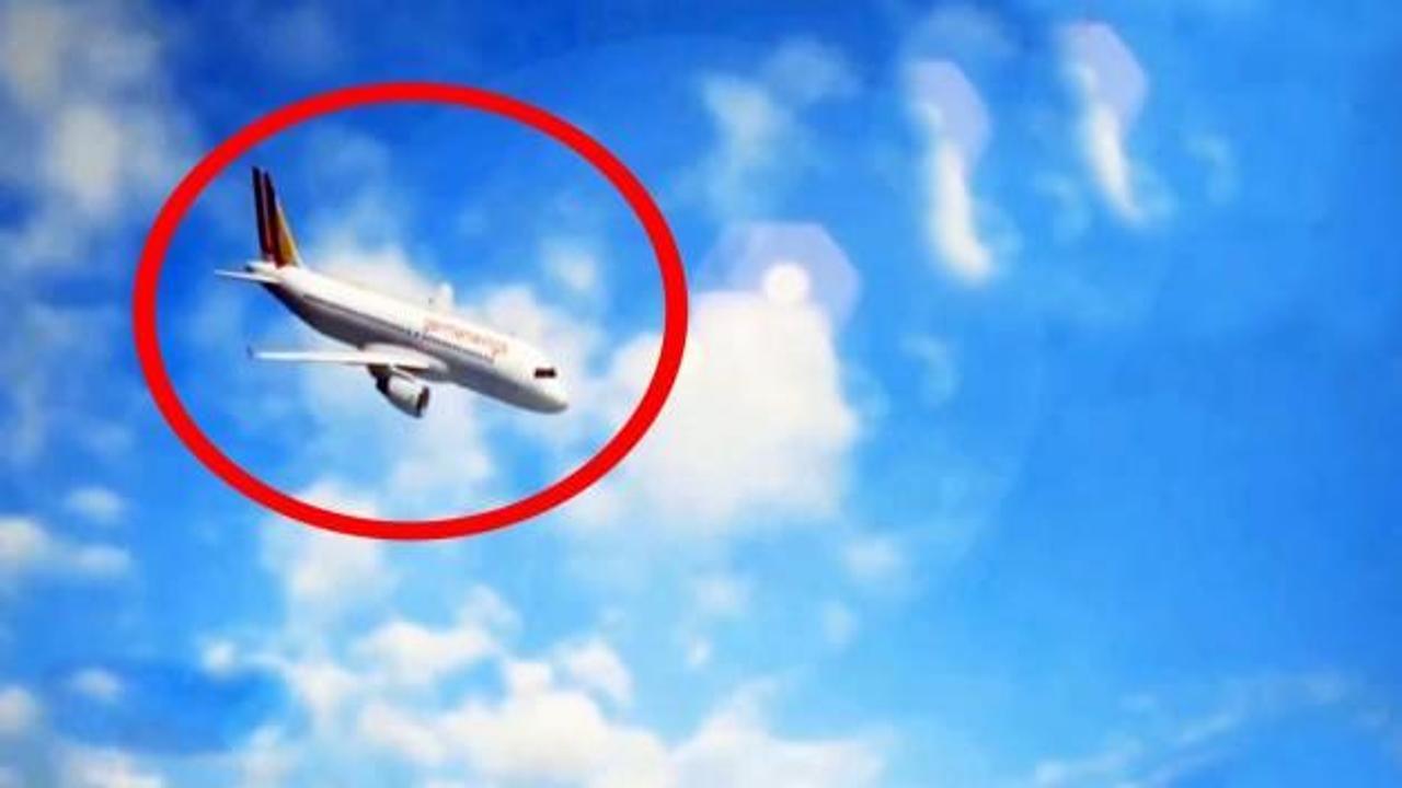 Fransa'da düşen uçağın animasyonu