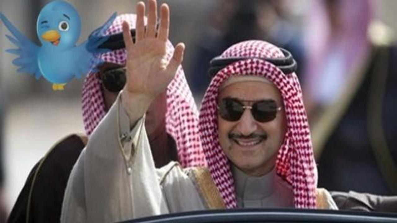 Suudi Prens twitter'daki ortaklığını artırdı