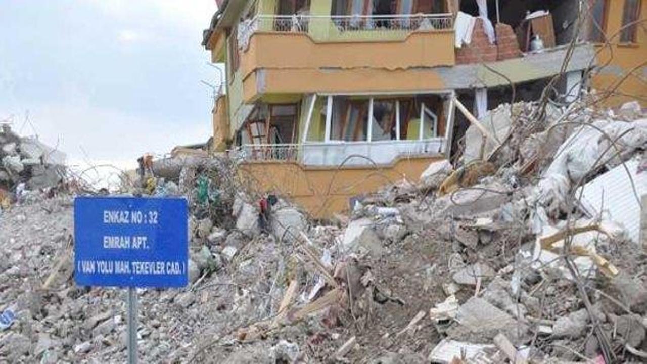 Van depremlerinin faturası 6 milyar lira