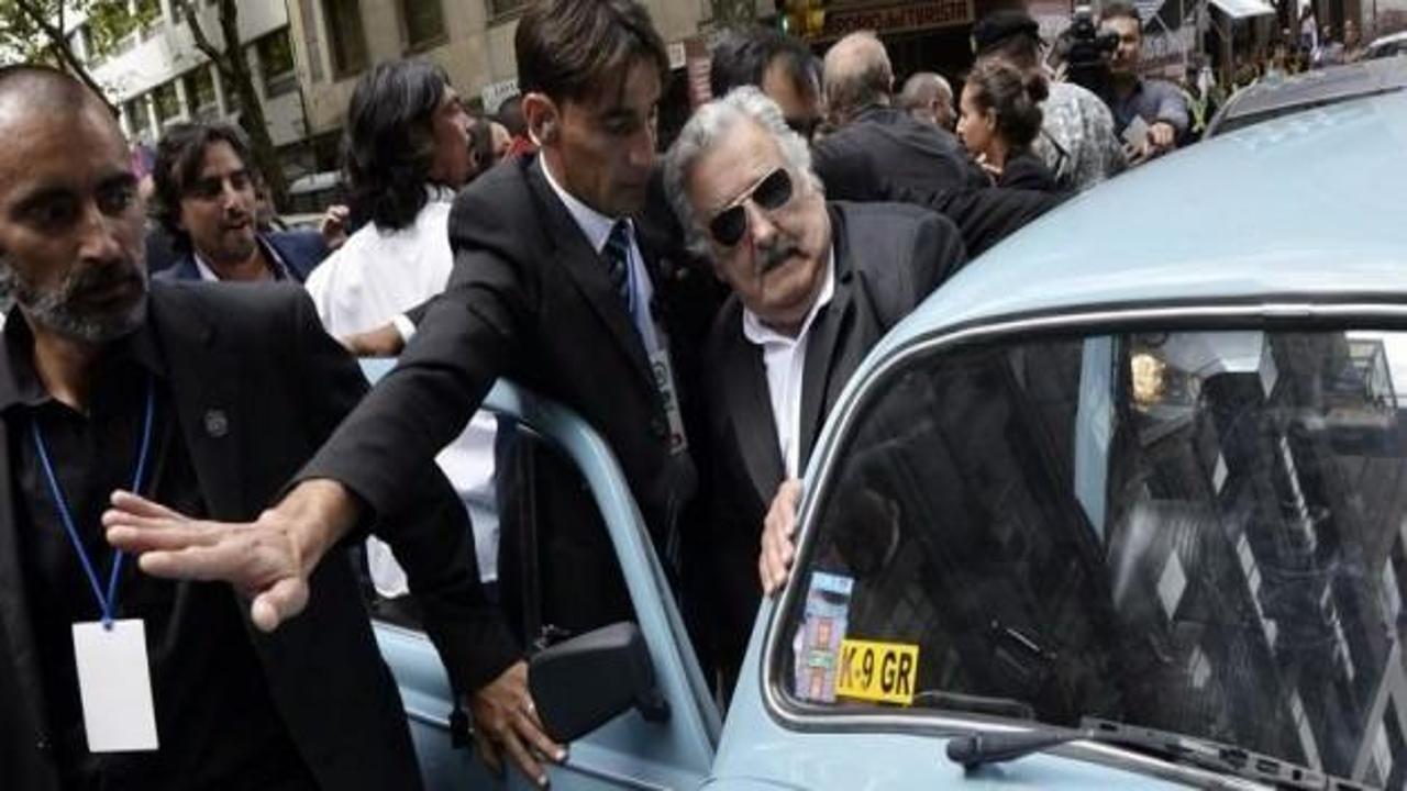 Mujica, Volkswagen ile geldi Volkswagen ile gitti