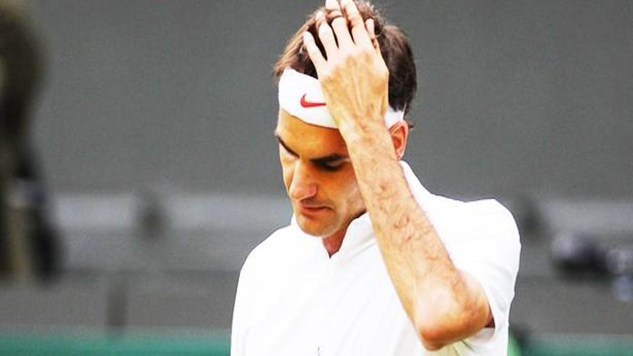 Wimbledon'ın son kurbanı Federer!