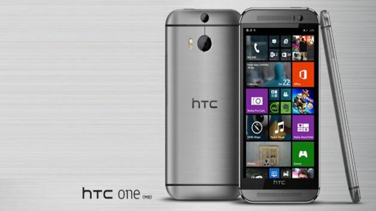 Windows'lu HTC One M8 tanıtıldı