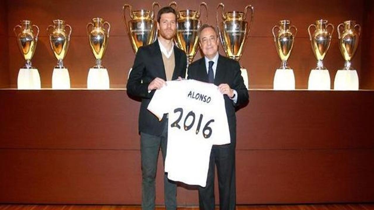 Xabi Alonso Real Madrid'i bırakmadı!