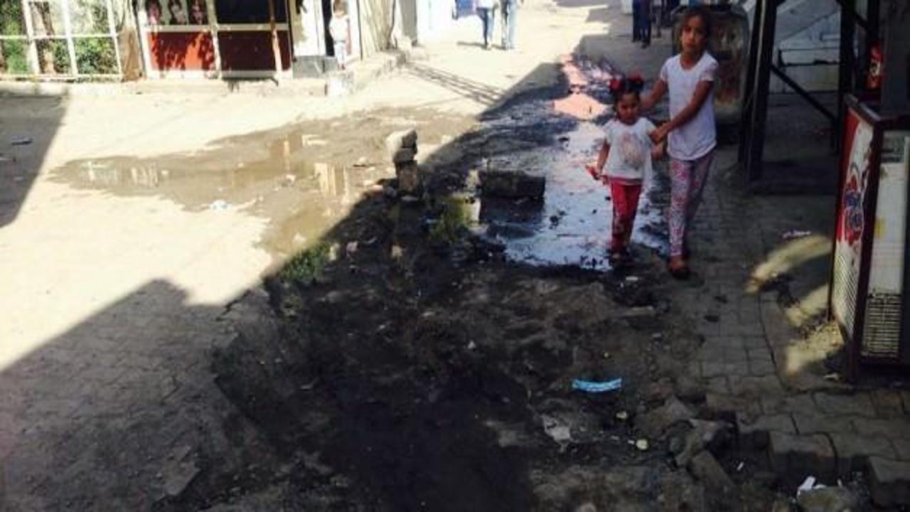 Halk mağdur! PKK su borusunu patlattı
