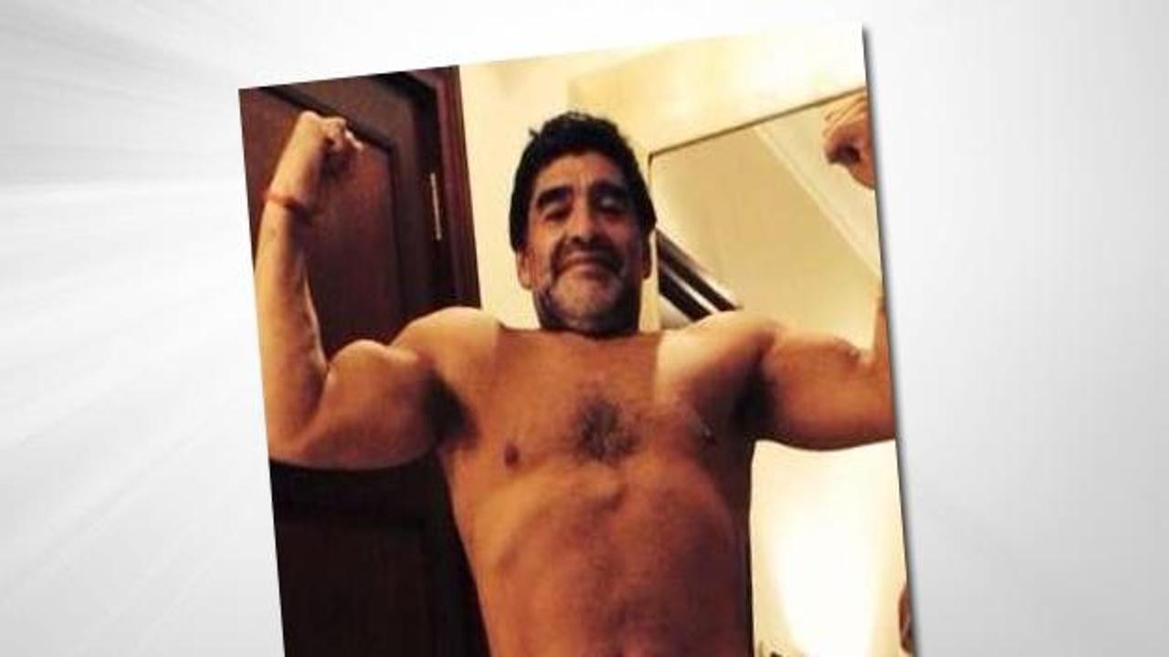 Yanlış görmediniz: Maradona!