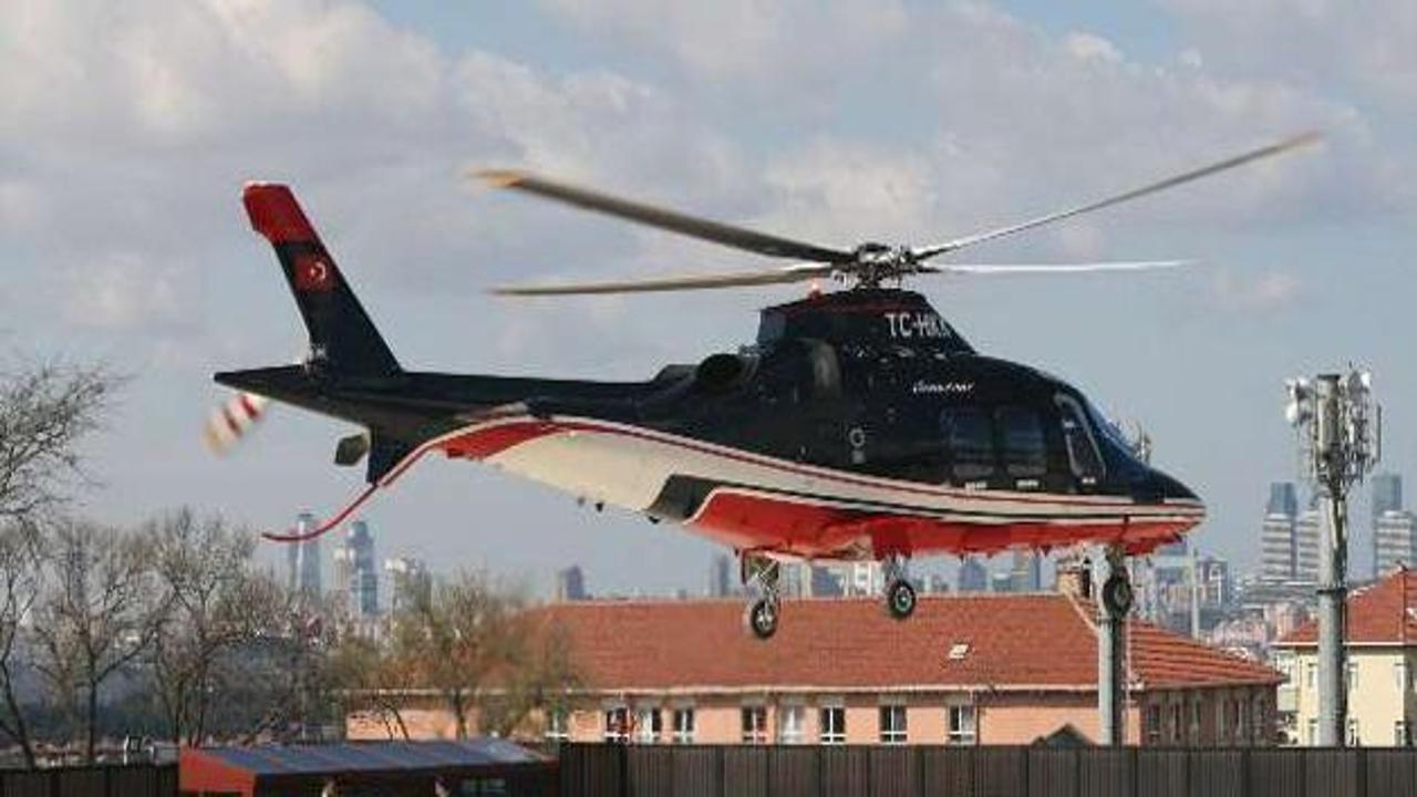 Yasak başladı Erdoğan helikopteri değiştirdi