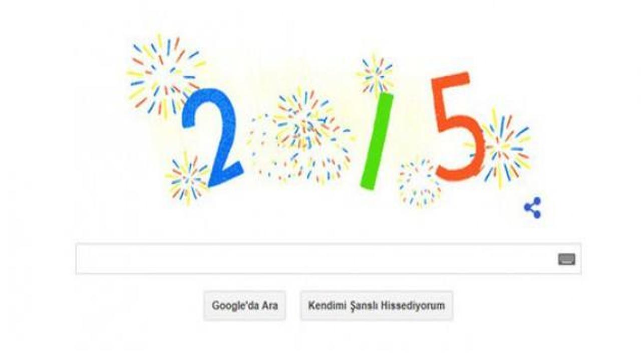Google Yeni Yıl 2015 Doodle'ı, (Yeni Yıl 2015)