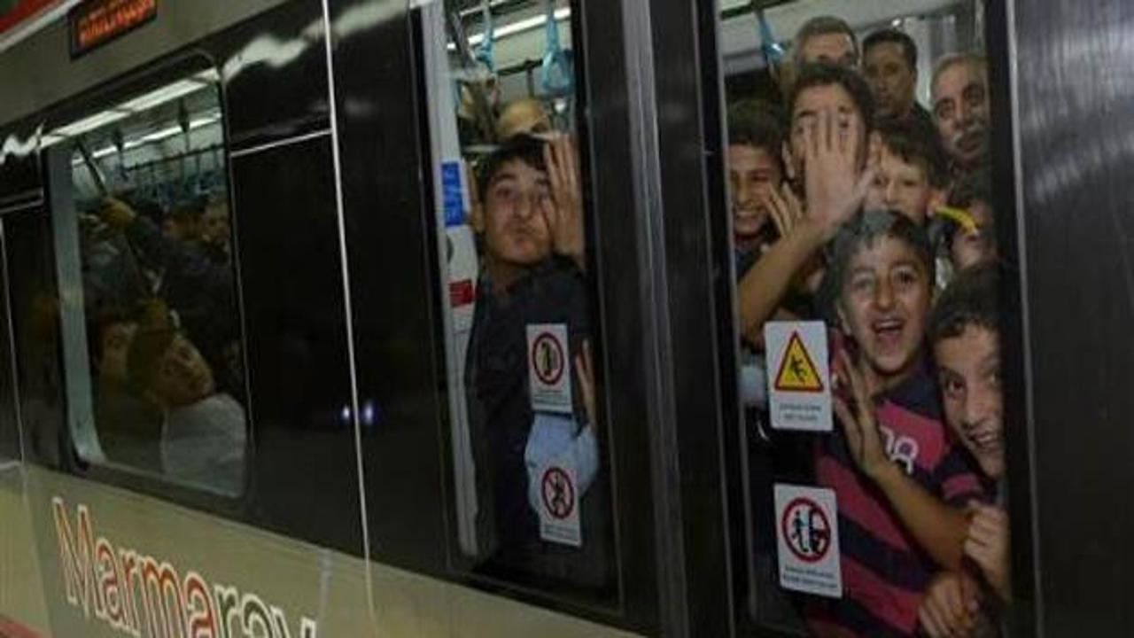 Yetkililerden Marmaray için 'git-gel' uyarısı