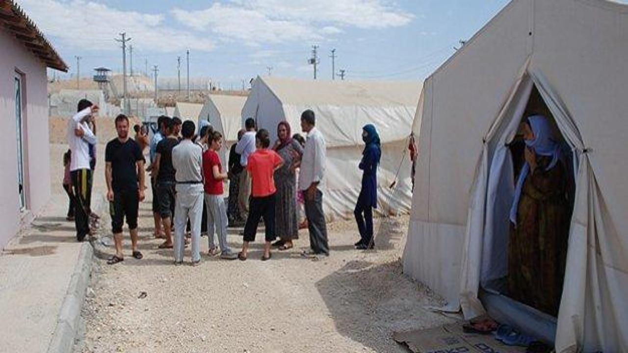 Yezidiler çadır kente yerleştiriliyor