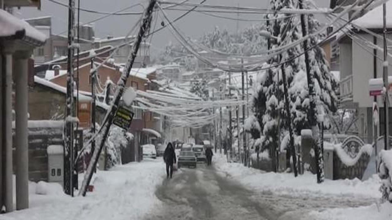 Yoğun kar yağışı Balkanlar'da da hayatı durdurdu