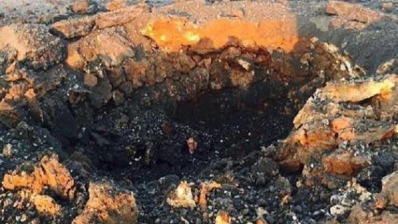 Yola döşenen bomba infilak ettrildi