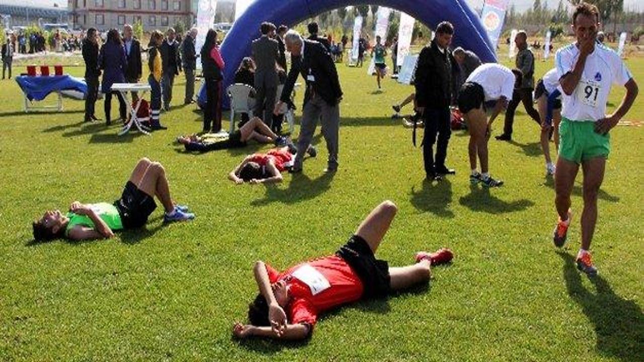Erzurum’da bayıltan yarış