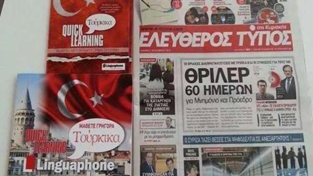 Yunan gazetesinden Türkçe öğretim seti