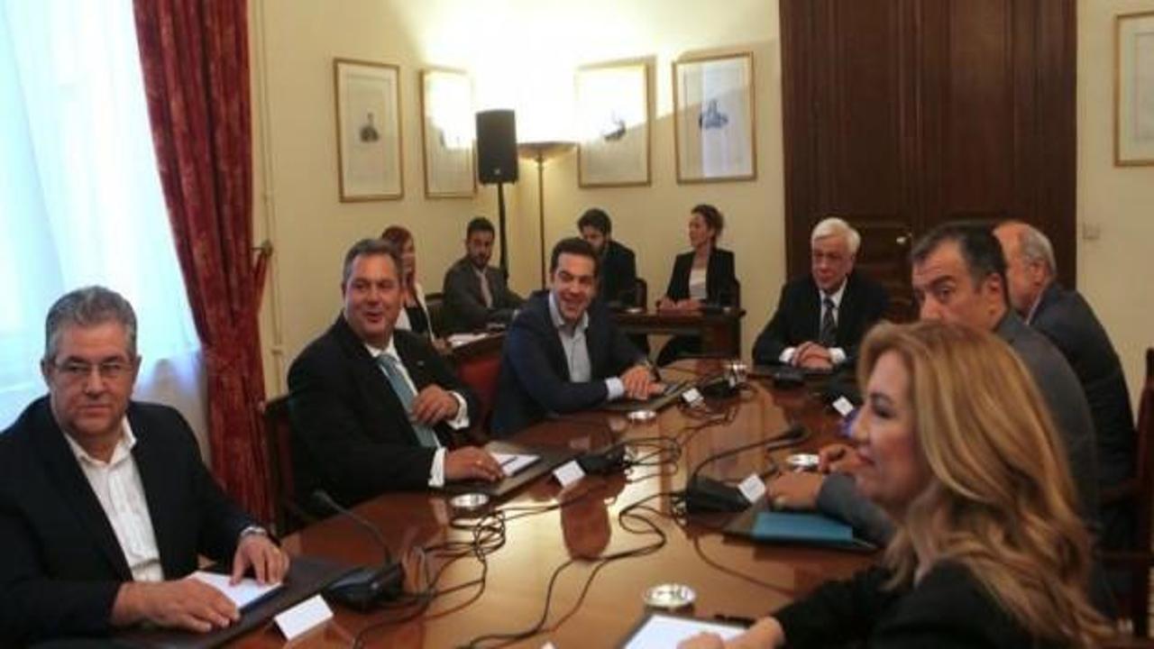Yunanistan Cumhurbaşkanı, liderlerle görüştü