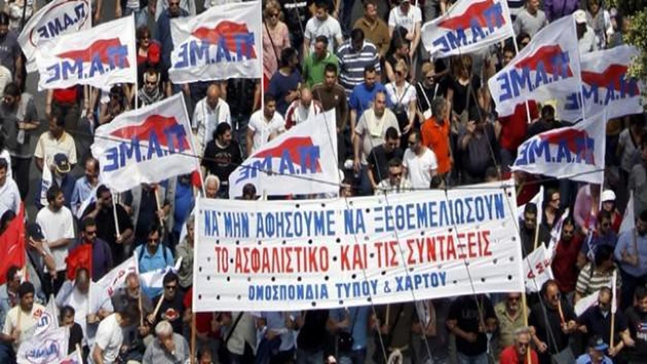 Yunanistan genel greve gidiyor