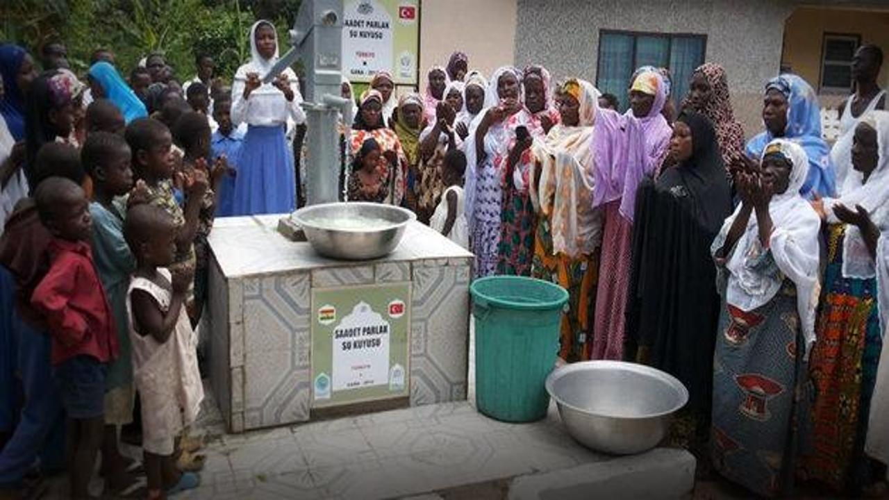 Yüzlerce sabun Gana'da "su" oldu