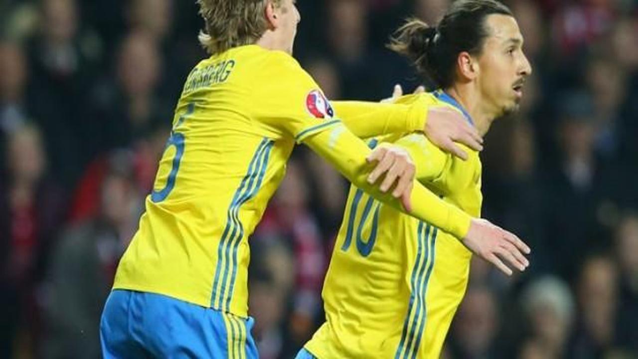 Zlatan, İsveç'i EURO 2016'ya uçurdu