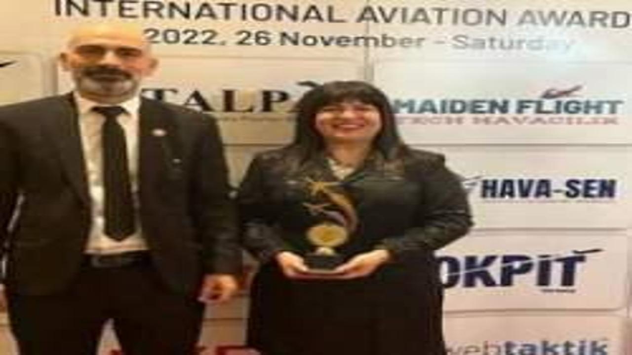 Sabiha Gökçen'e quot Yılın Dijital Havalimanı quot ödülü