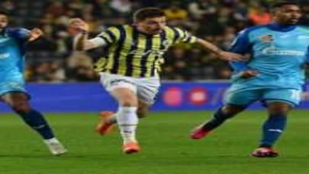 Kadıköy'de 4 gol var kazanan yok Fenerbahçe ile Zenit yenişemedi