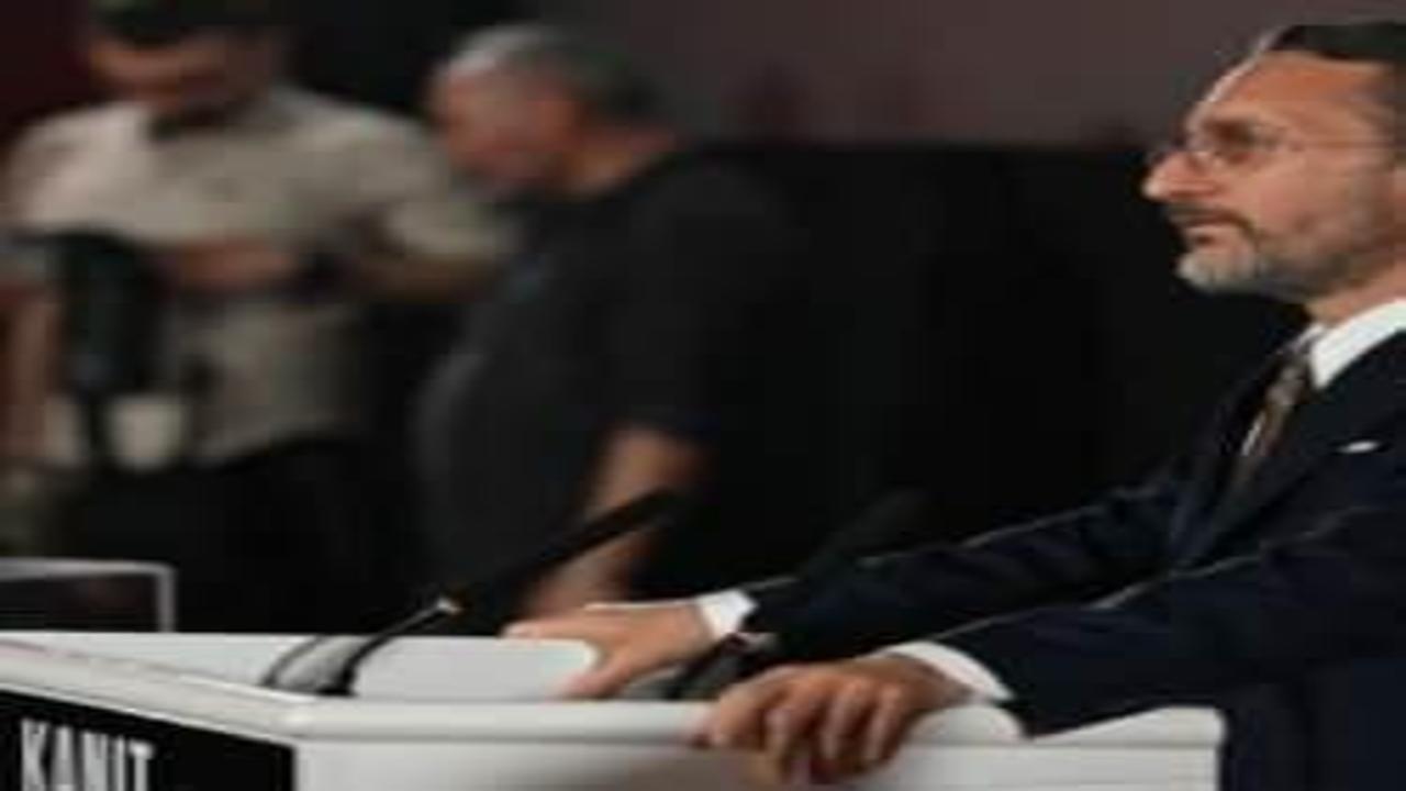 Cumhurbaşkanlığı İletişim Başkanı Fahrettin Altun işgalci İsrail'i hedef aldı