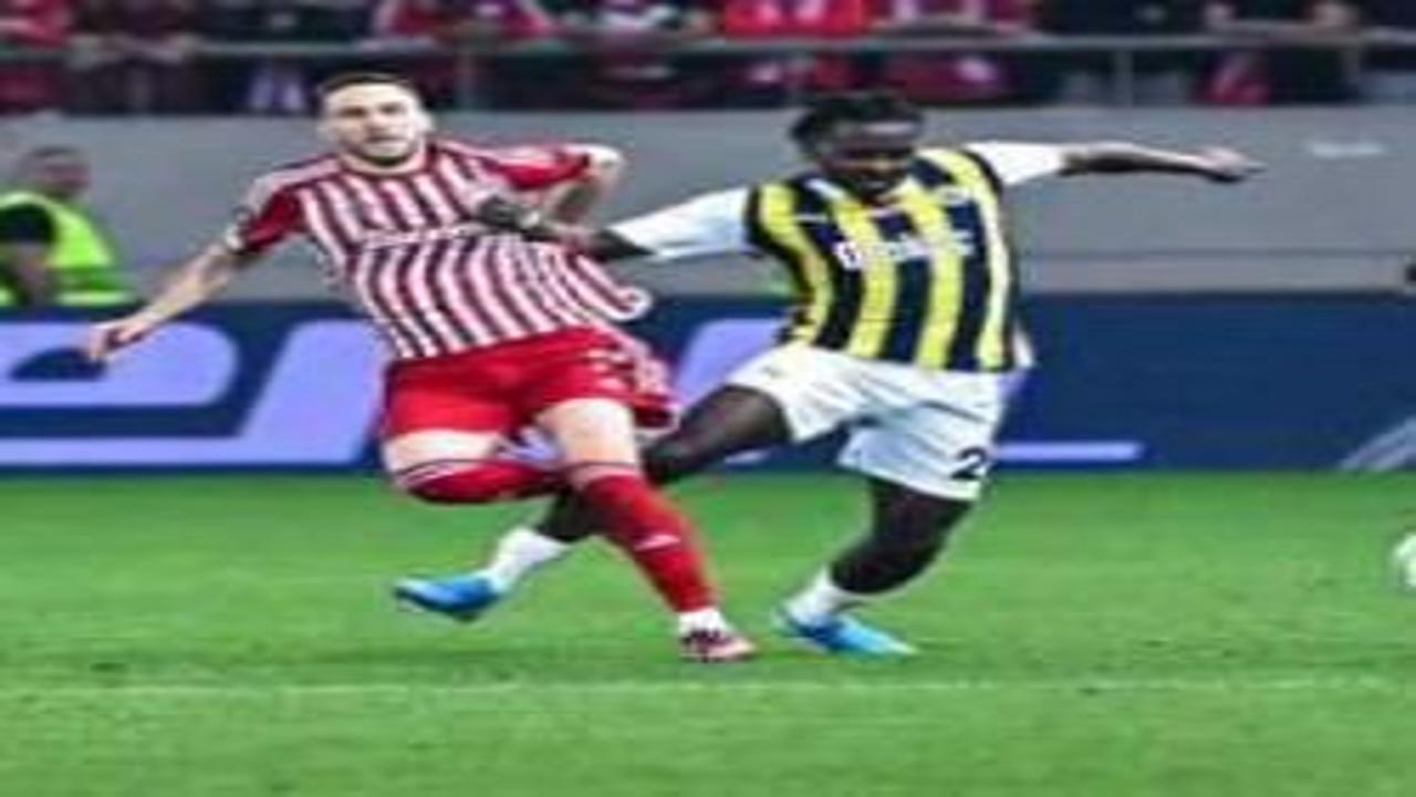 Fenerbahçe-Olympiakos İlk 11'ler